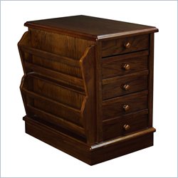 Hammary Chairsides Jackson End Table in Oak