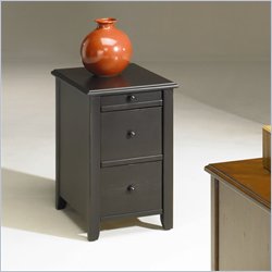 Hammary Chairsides Edwards End Table in Black Best Price