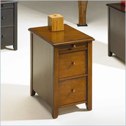 Hammary Chairsides Edwards End Table in Cherry
