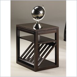 Hammary Chairsides Douglas End Table in Merlot Best Price