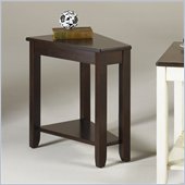 Hammary Chairsides Fran End Table in Espresso