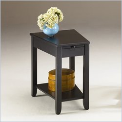 Hammary Chairsides Howard End Table in Antique Black