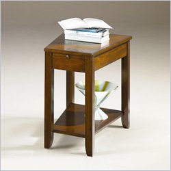 Hammary Chairsides Howard End Table in Dark Oak