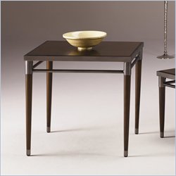 Hammary Observatory Rectangular End Table in Warm Mahogany Finish