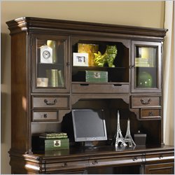 Hammary Roussillon Credenza Hutch in Relaxed Cherry Finish