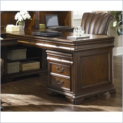 Hammary Roussillon Partners Desk in Relaxed Cherry Finish