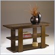 ADD TO YOUR SET: Hammary Marika Sofa Table in Glazed Chestnut Finish