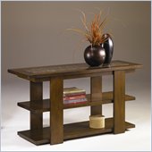 Hammary Marika Sofa Table in Glazed Chestnut Finish