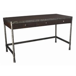 Hammary Structure Credenza Desk in Distressed Brown