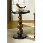 Hammary Hidden Treasures Round Accent Table in Black