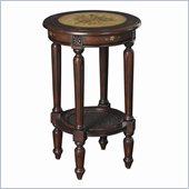 Hammary Hidden Treasures Round Accent Table in Two-Toned Finish