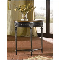 Hammary Hidden Treasures Console Table in Cherry/Black