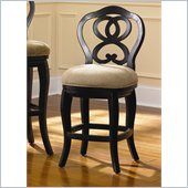 Hammary Hidden Treasures 24 Counter Height Bar Stool in Black