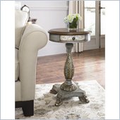 Hammary Hidden Treasures Hand Painted Round Accent Table