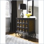 Hammary Hidden Treasures 3 Drawer Accent Chest in Black and Brown