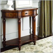 Hammary Hidden Treasures Console Table in Light Cherry Finish
