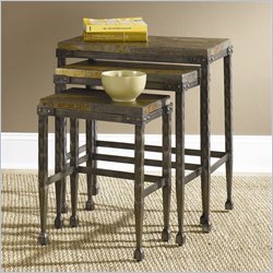 Hammary Hidden Treasures Stone Top Nesting Tables