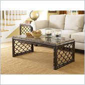 Hammary Boracay Rectangular Cocktail Table in Deep Brown
