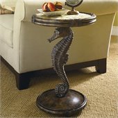 Hammary Boracay Seahorse Round Accent in Deep Brown