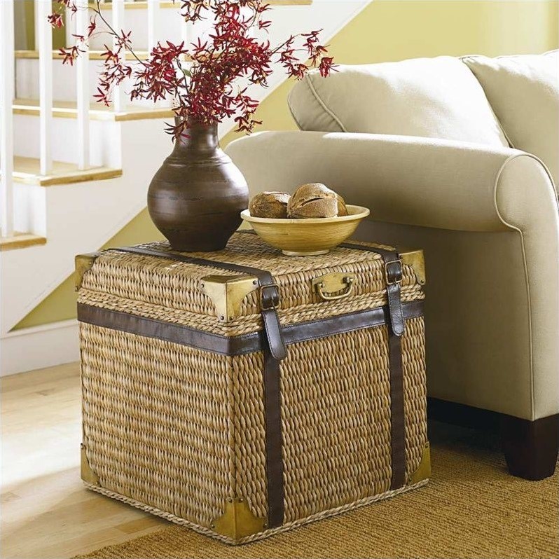 Hammary 110-917 Boracay Small Square Trunk End Table