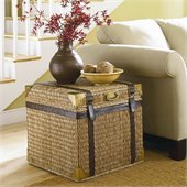 Hammary Boracay Small Square End Trunk in Deep Brown