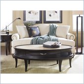 Hammary Capri Oval Cocktail Table in Bistre