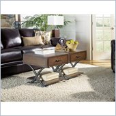 Hammary Crosswinds Bunching Table in Quartered Oak
