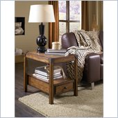 Hammary Studio Home Chairside Table in Oak