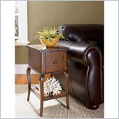 Hammary New Haven Side Table in Warm Chestnut