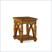 Hammary Grand Isle Rectangular End Table in Amber