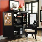 Hammary Camden Home Office Cabinet in Black