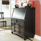 Hammary Camden Drop Lid Work Station in Black