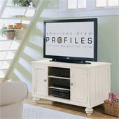 Hammary Camden 48 Entertainment Center Feet in Painted White