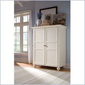 Hammary Camden Home Office Cabinet in Painted White