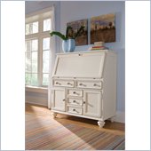 Hammary Camden Drop Lid Work Station in Painted White