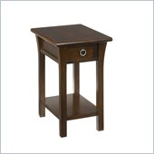 Hammary Chairsides Chairside Table - Coffee in Coffee & Oak