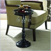 Hammary Hidden Treasures Wine Accent Table in Rich Dark Brown
