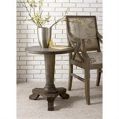 Hammary Hidden Treasures Driftwood Pedestal Table in Driftwood