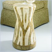 Hammary Hidden Treasures Zebra Accent Table in Zebra