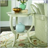 Hammary Hidden Treasures Gray Flower Accent Table in Gray