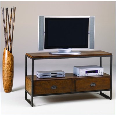 Hammary Baja Entertainment Console Table in Umber