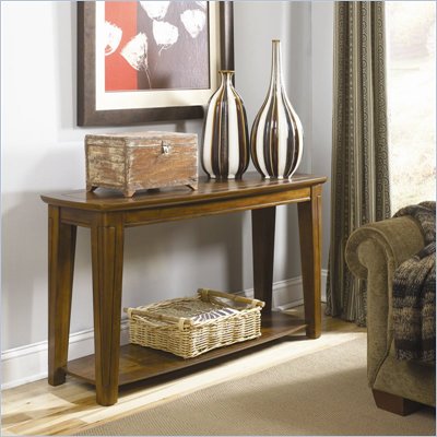 Hammary Bar Harbor Sofa Table in Chestnut
