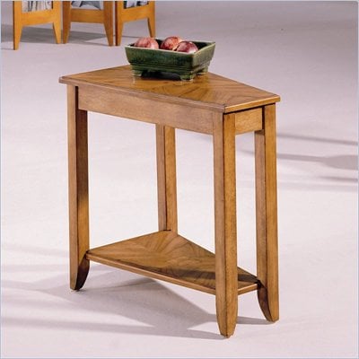 Hammary Chairsides Connors End Table in Oak