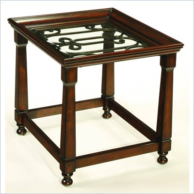 Hammary Drayton Rectangular End Table in Brown