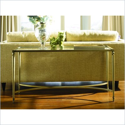 Hammary Elipse Sofa Table in Champagne