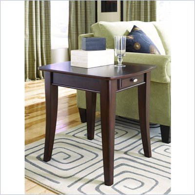 Hammary Enclave Rectangula End Table in Sable