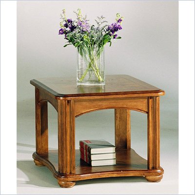 Hammary Fremont Rectangular End Table in Dark Ash