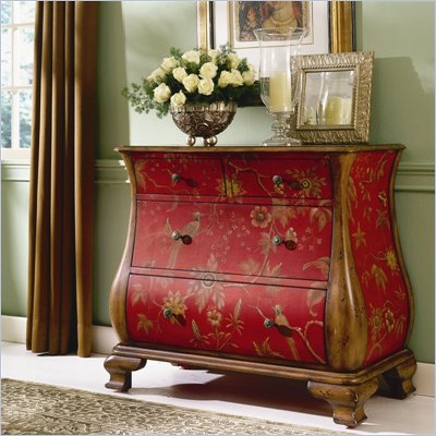Hammary Hidden Treasures Bombe Accent Chest in Two-Toned Finish