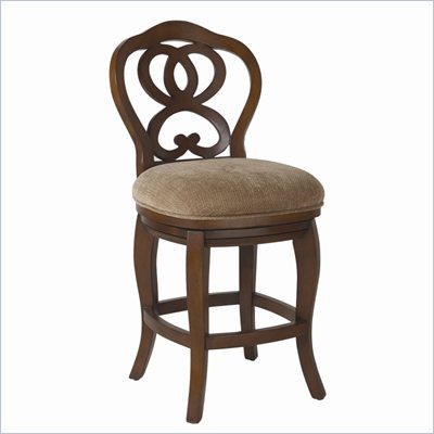 Hammary Hidden Treasures 24" Counter Height Bar Stool in Cherry