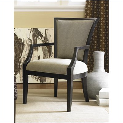 Hammary Hidden Treasures Accent Chair in Black Painted Finish
